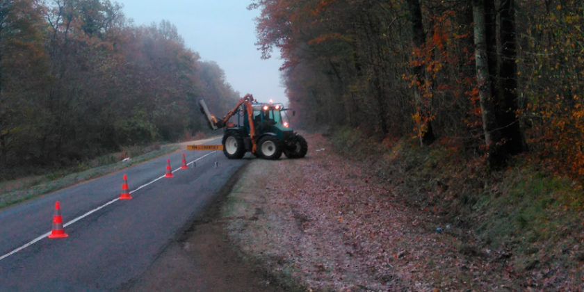 Entretien sur route nationale